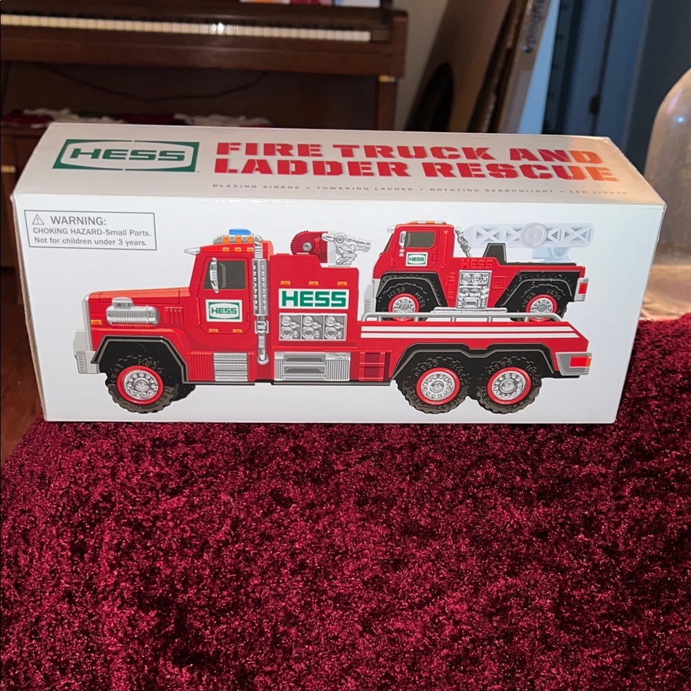 Hess Fire Truck and Ladder Rescue Toy - Red 2015